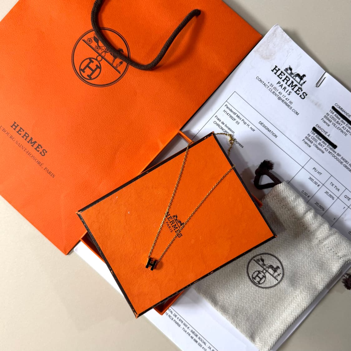 [정품/당일출고]에르메스 팝아슈 미니 목걸이 상품이미지1