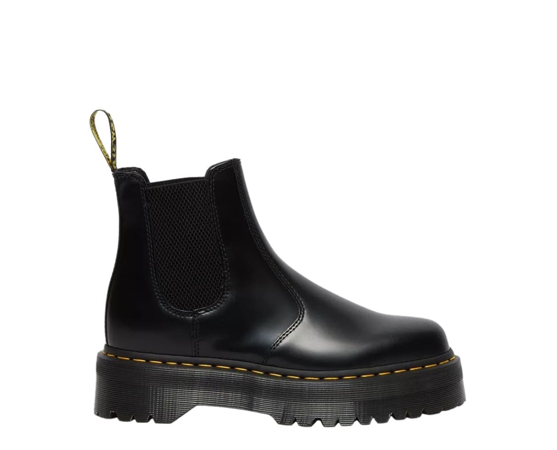[230] 닥터마틴 우먼 2976 스무스 레더 플랫폼 첼시 부츠 블랙 상품이미지1