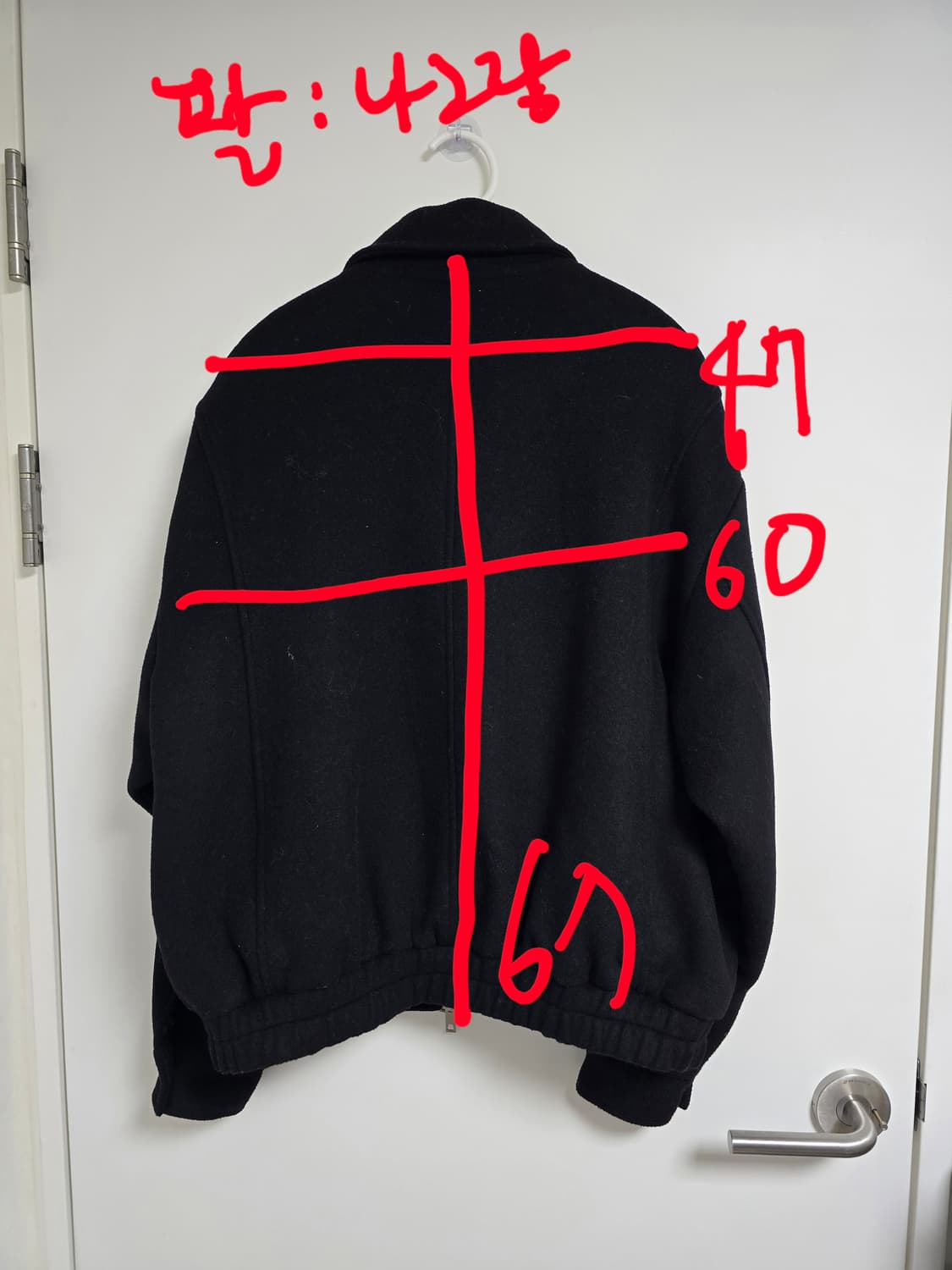 라퍼지스토어 블랙 울 자켓 M 상품이미지7