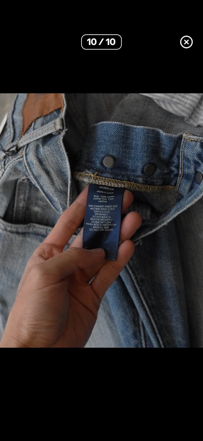 폴로 랄프로렌 데미지 데님진 상품이미지6