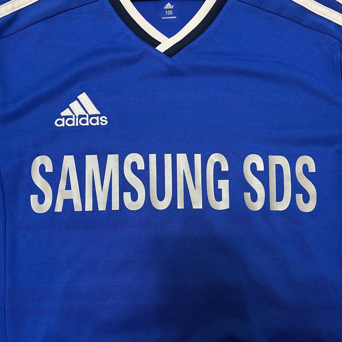 아디다스 삼성 SDS 로고 빈티지 유니폼 XL(105) 상품이미지4