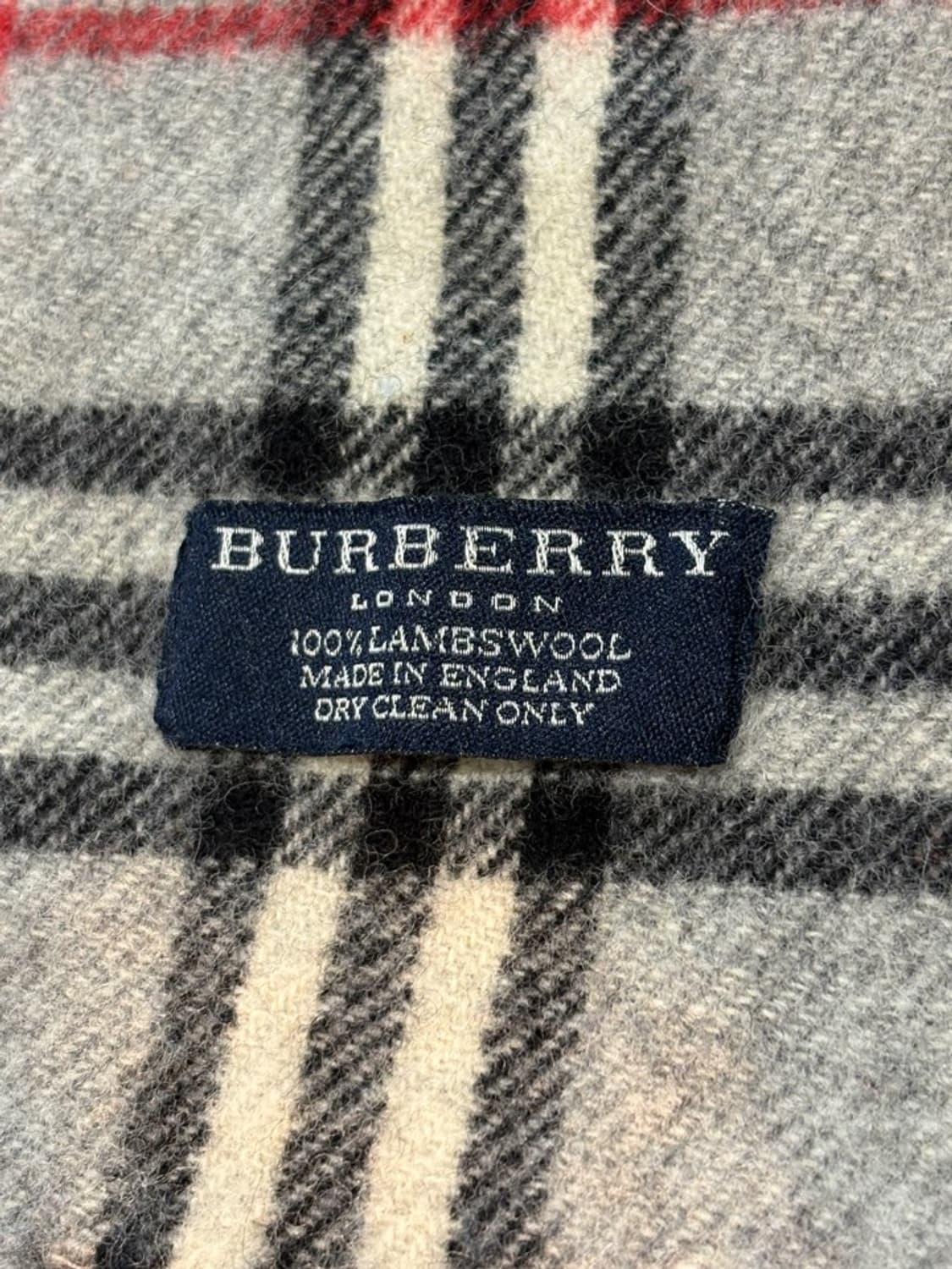 버버리 램스울 100% 그레이 머플러 목도리 정품 상품이미지3