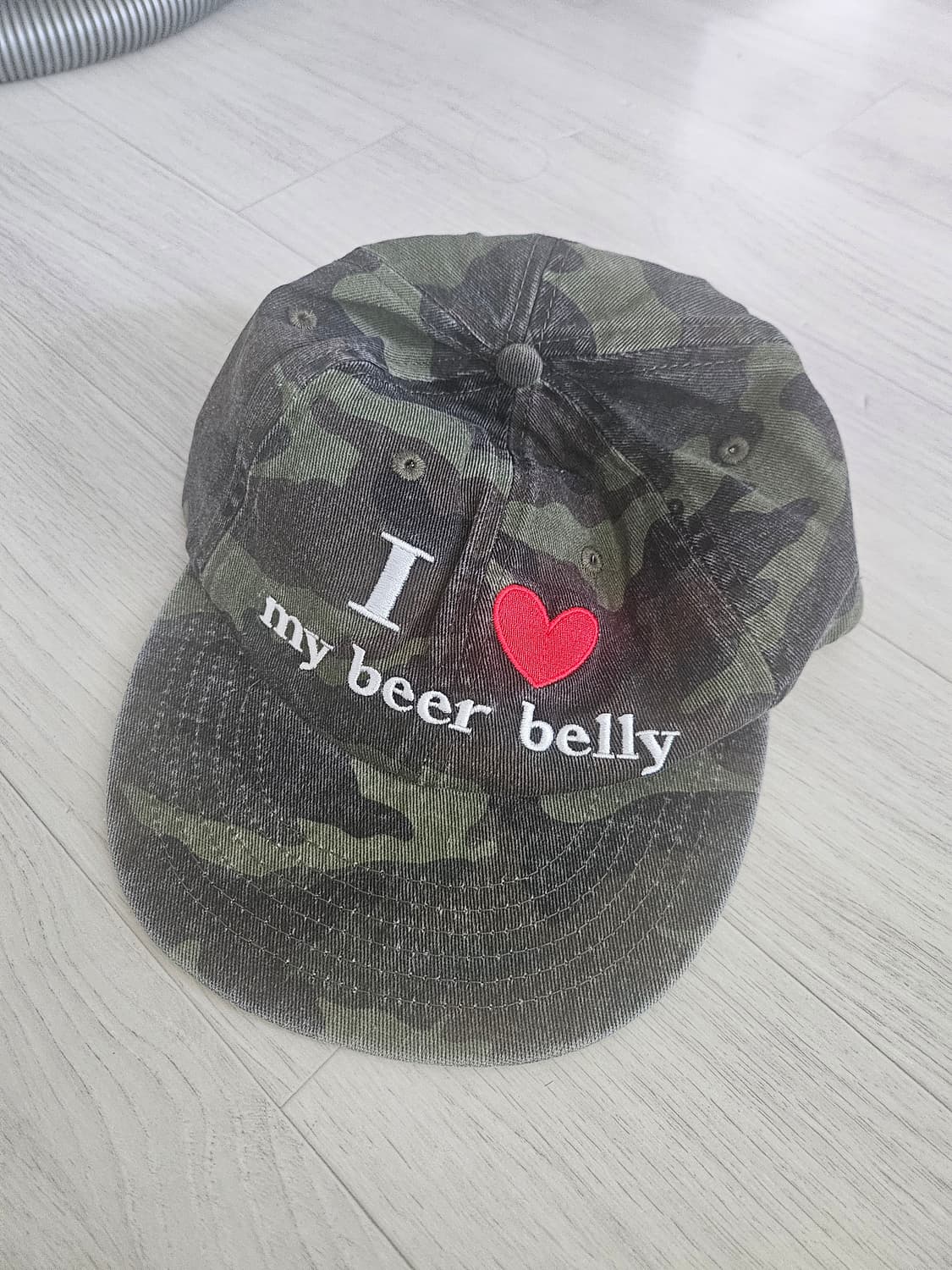 밀리터리 카모 레터링 빈티지 볼캡 모자 상품이미지1