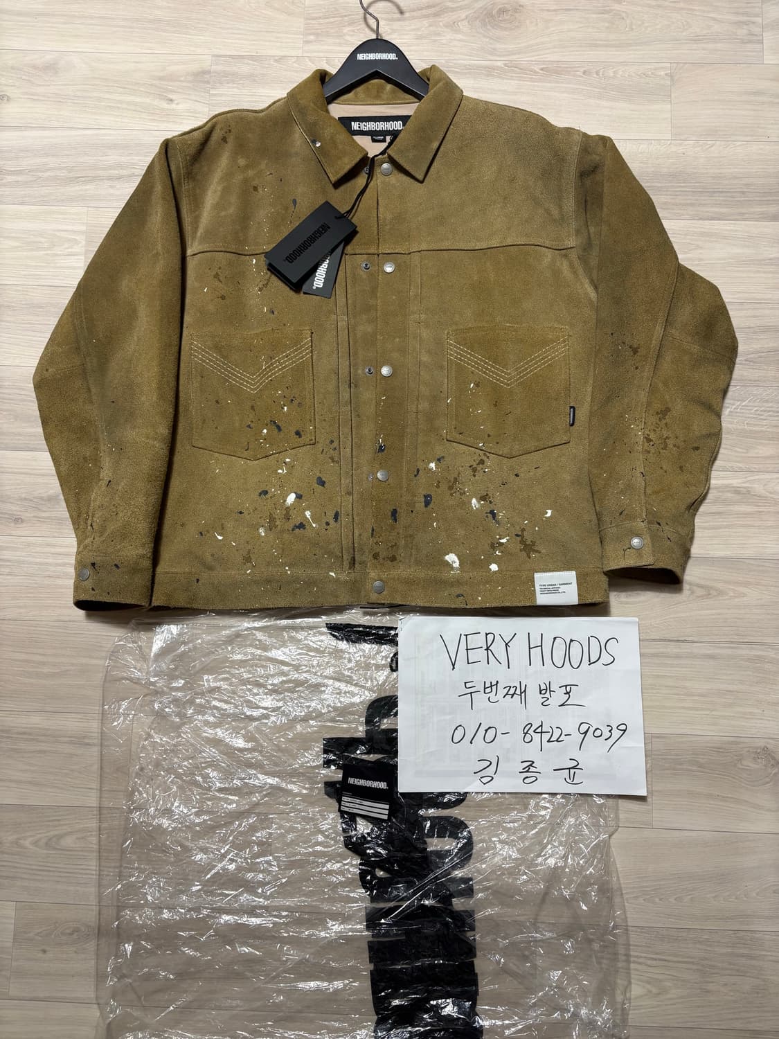 네이버후드 24AW DRIP SUEDE JK (XL) 상품이미지2