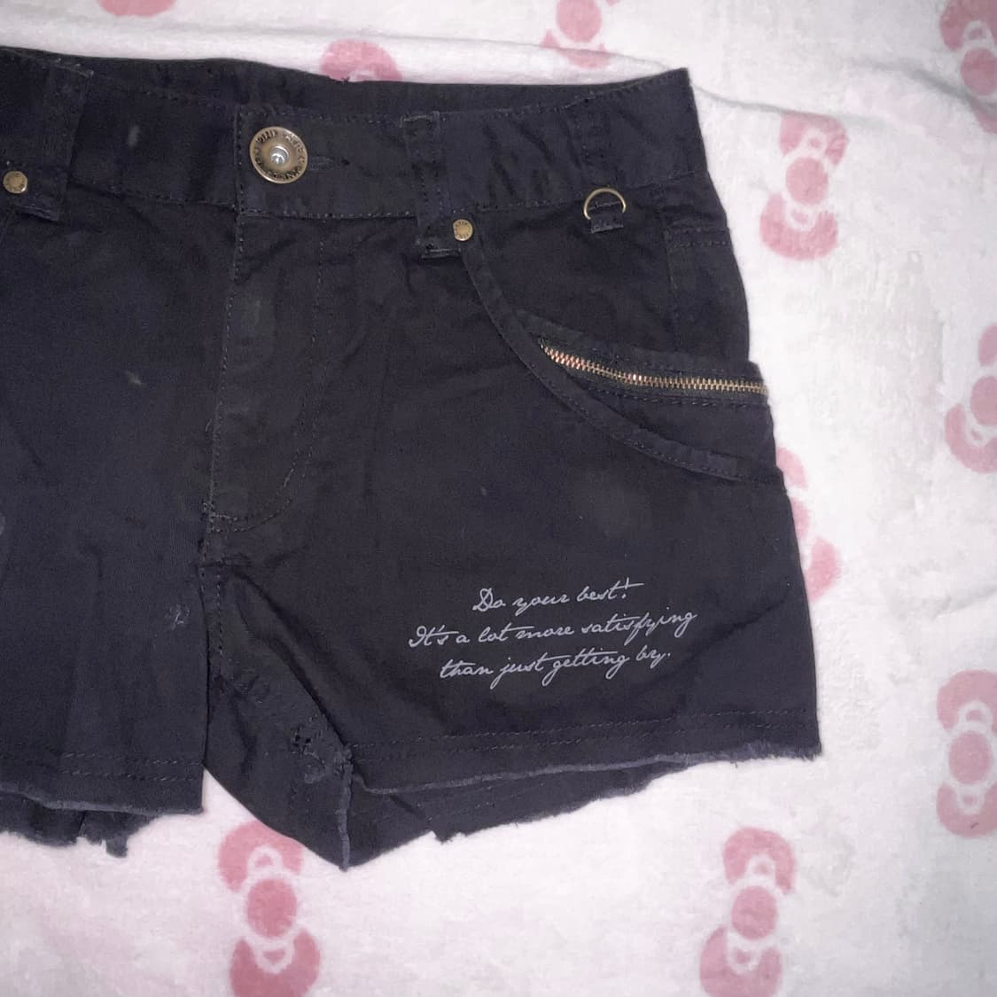 PINK LATTE 핑크라떼 ♡ 오네갸루 숏 팬츠 상품이미지3