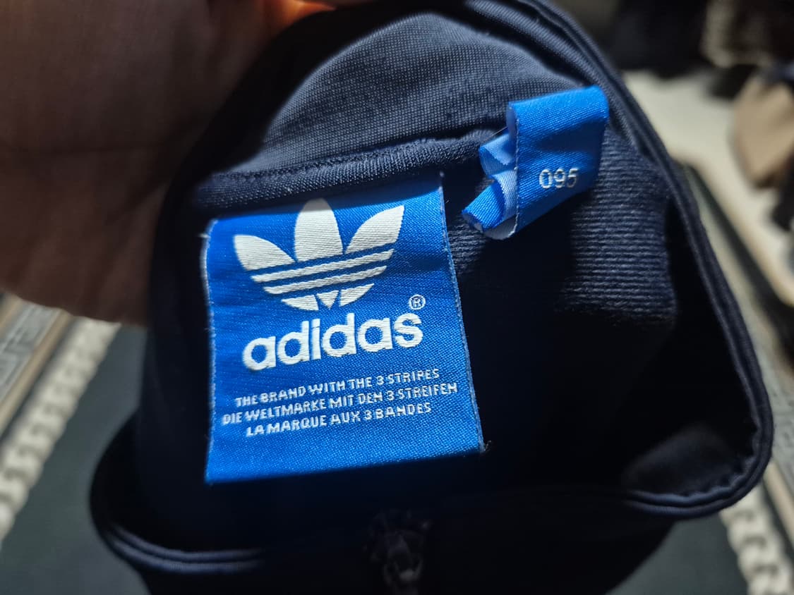 00's 아디다스 빈티지 구 파이어버드 트랙탑 져지 M 네이비 상품이미지3