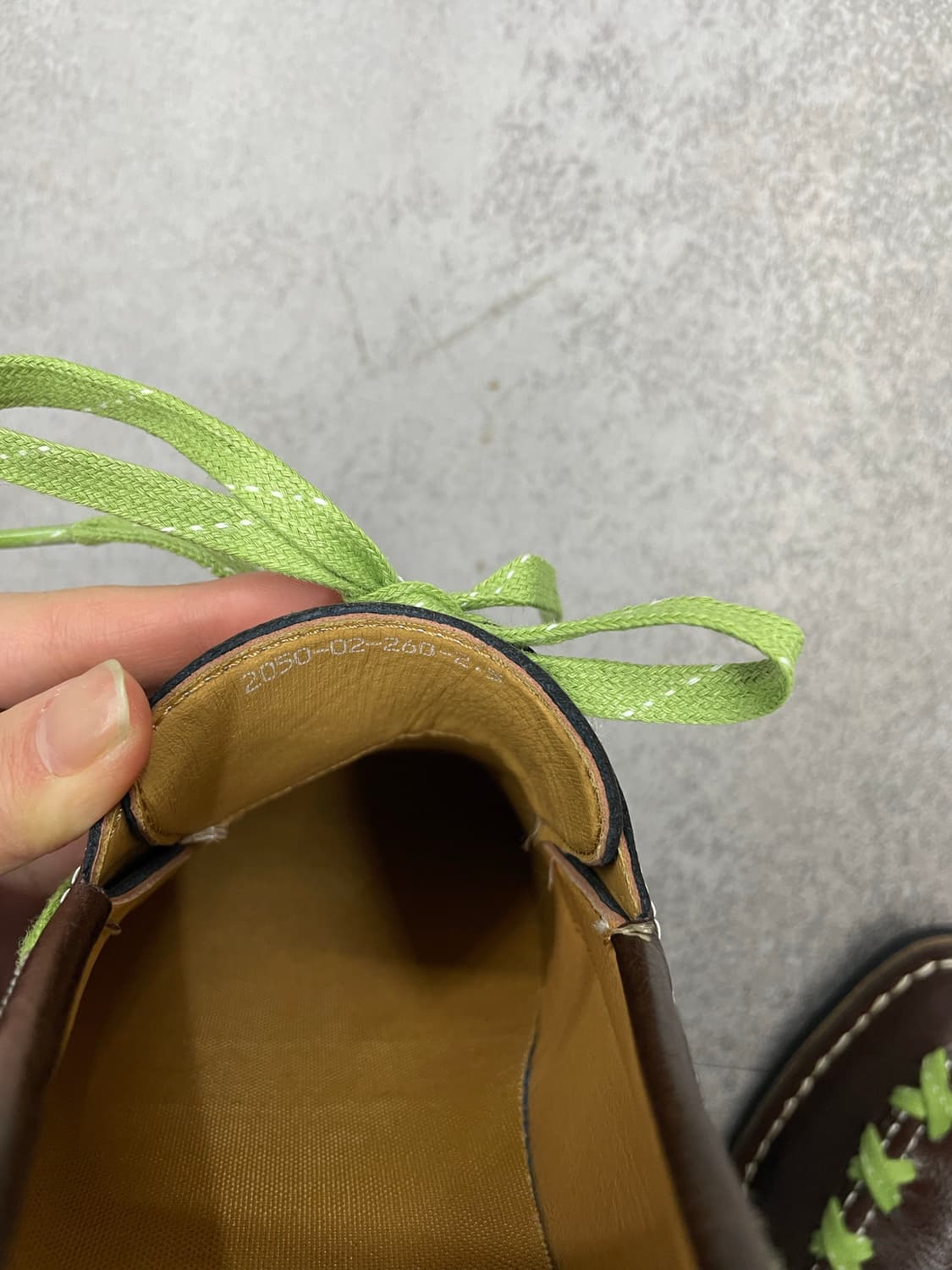 빈티지 캠퍼 에키 레이스업 브라운 레더 로퍼 H1808 상품이미지4