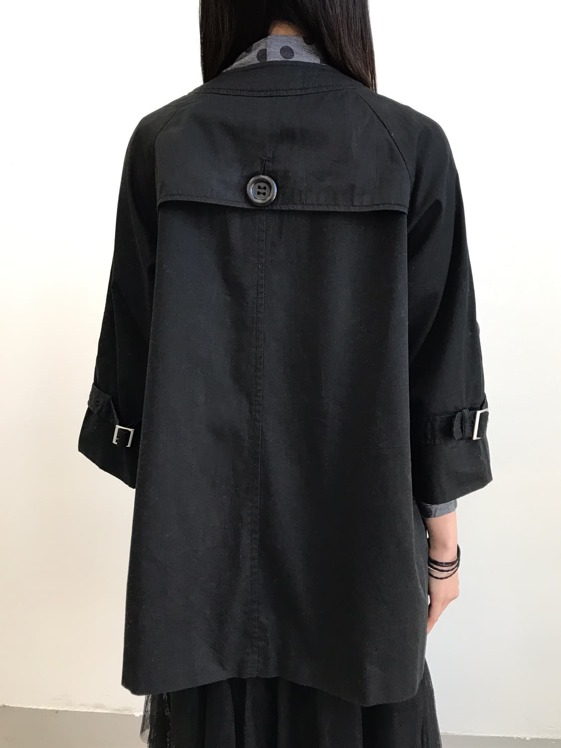 LDS Double-Breasted Short Trench Jacket 상품이미지4