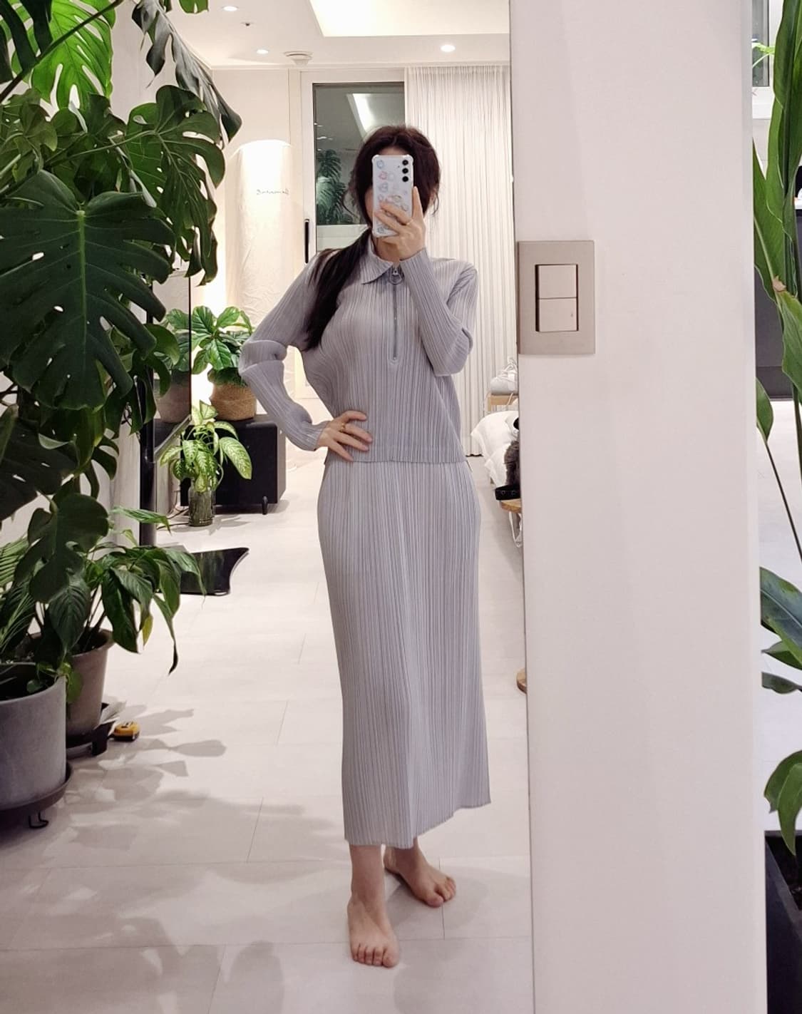 플리츠플리즈 이세이미야케 카라셔츠집업3 상품이미지10