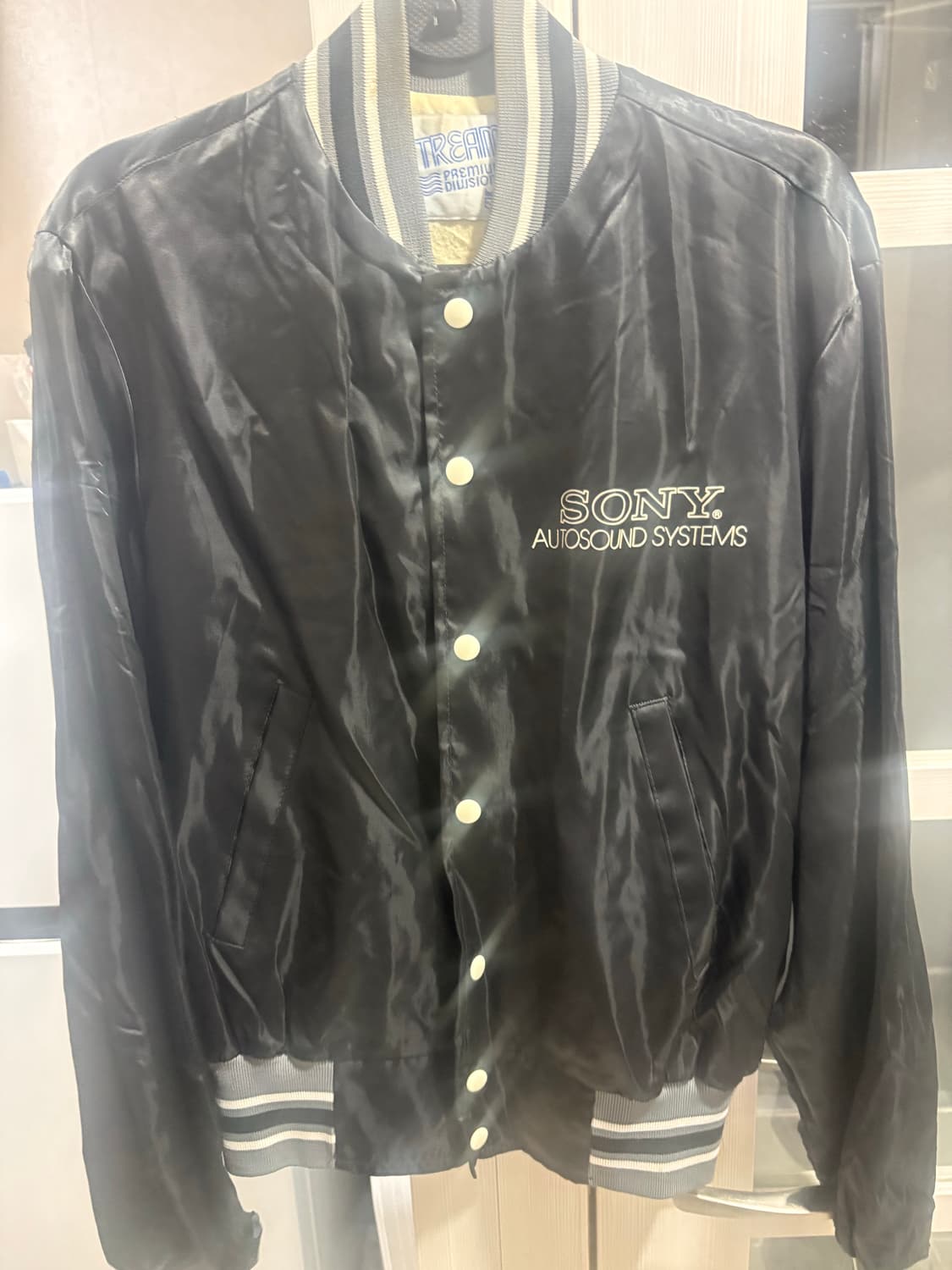 usa 빈티지 소니 사틴 자켓 L 상품이미지3