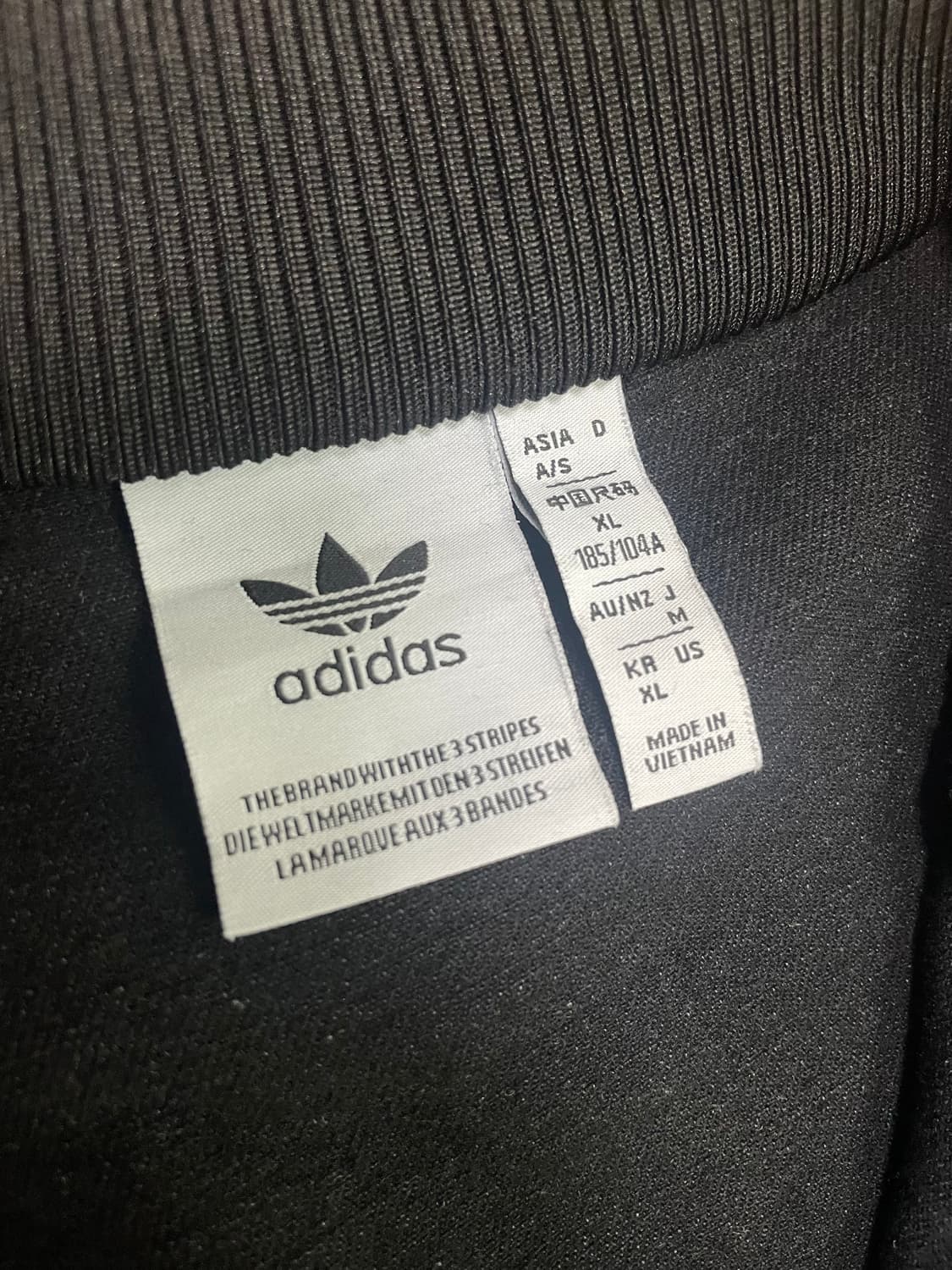 아디다스 아디컬러 데님 트랙탑 져지 XL 상품이미지3