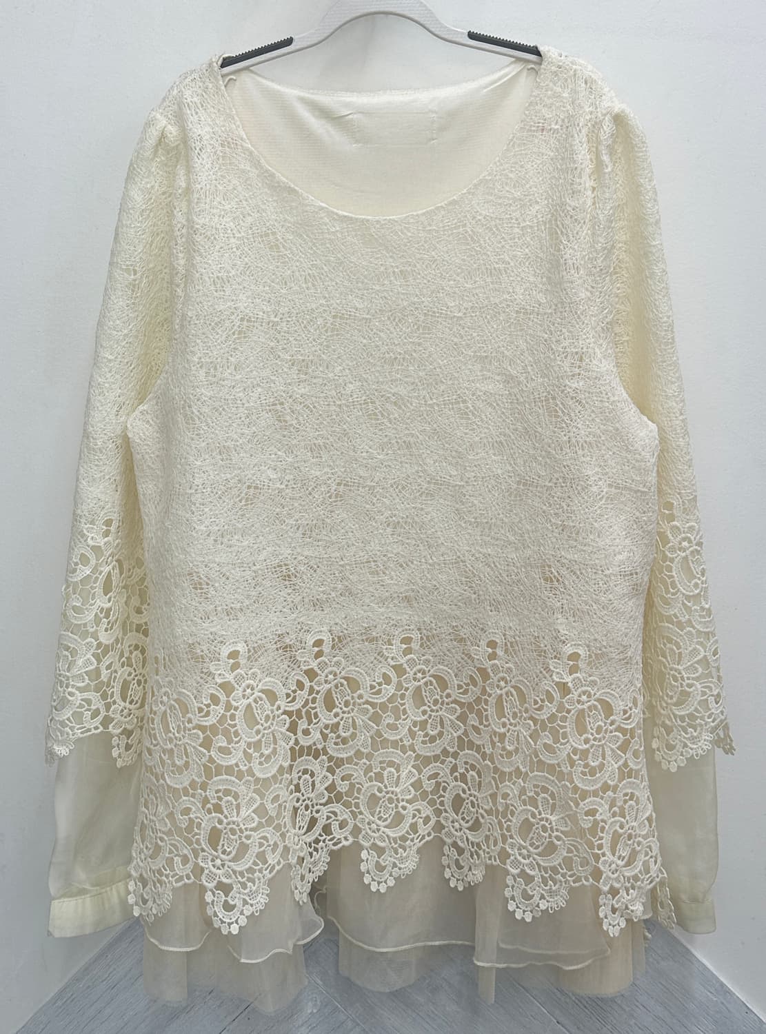 🤎하구미의 모리걸 코디세트🤎라떼갸루 레이스 블라우스 롱스커트 에스닉 상품이미지4