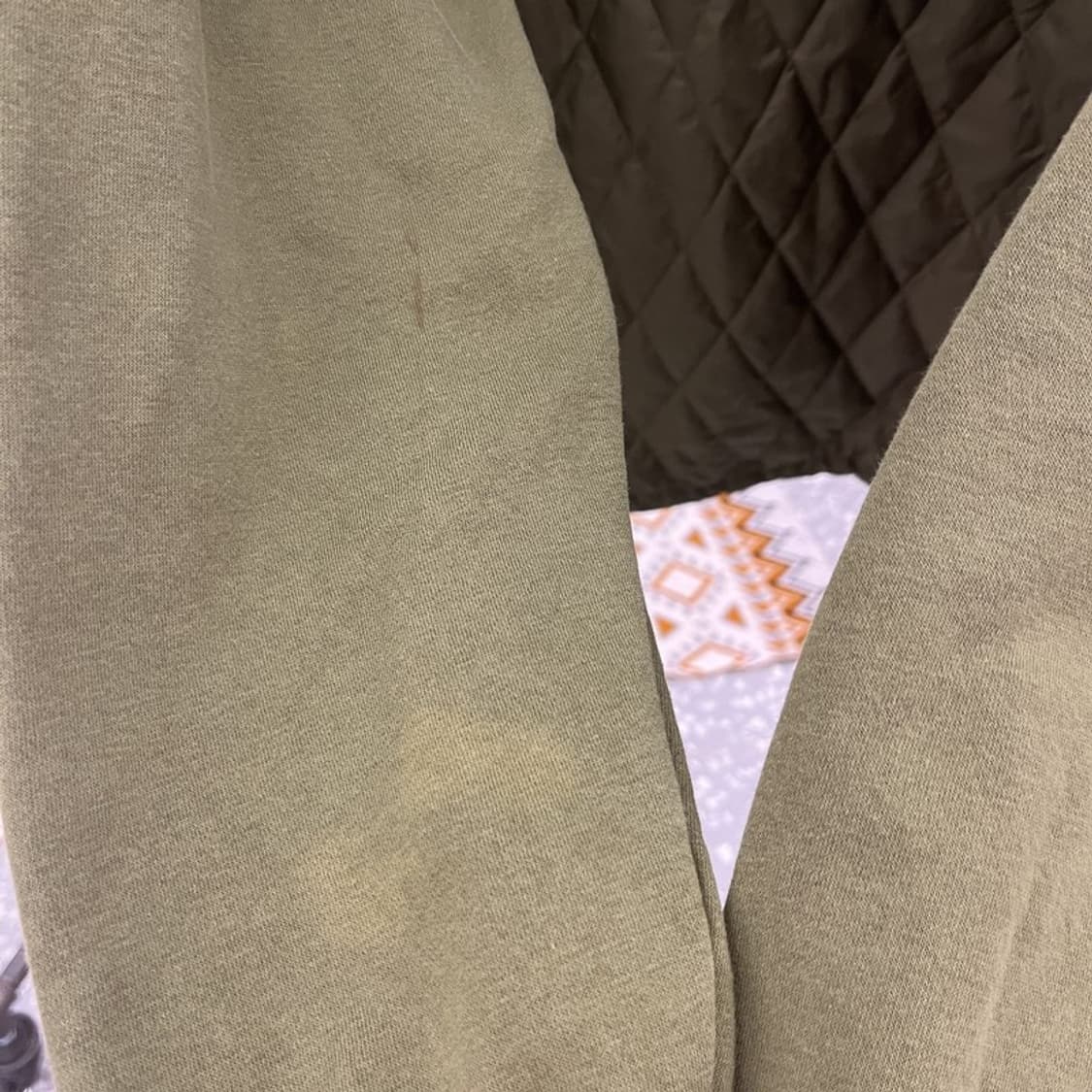 아디다스 유로파 말차카키 반집업 누빔 바람막이 아노락 4XL C10505 상품이미지8