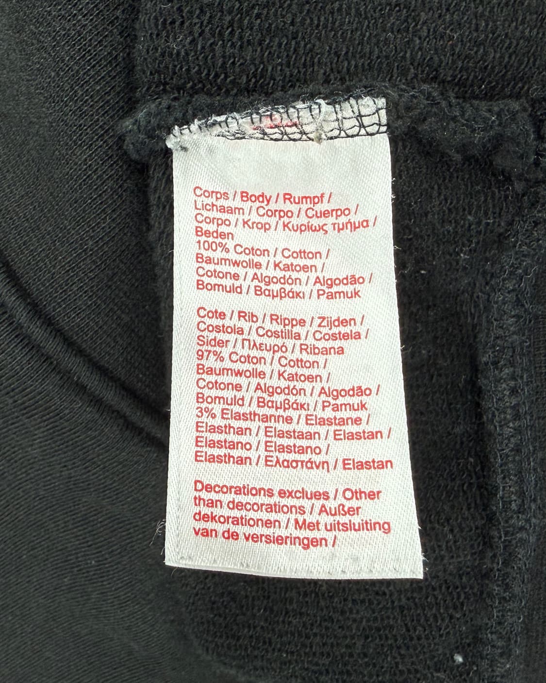 슈프림 x 라코스테 크레스트 로고 스웻 후디 블랙 상품이미지6