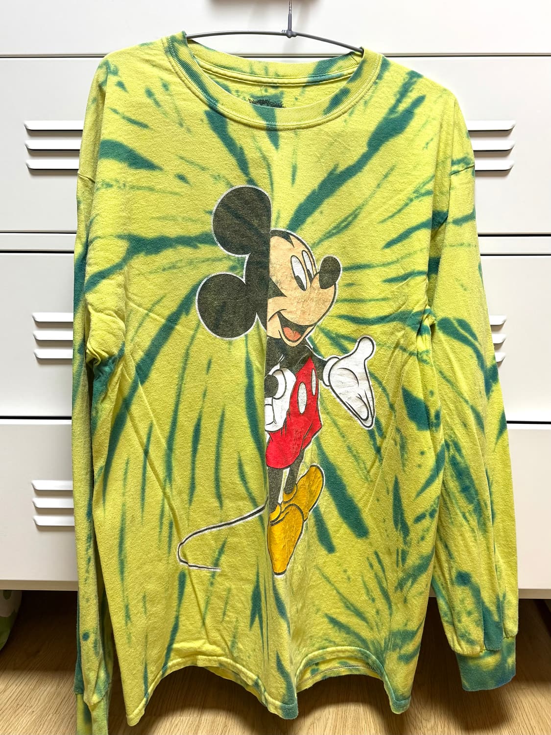 미키 나염 티셔츠 M 상품이미지1