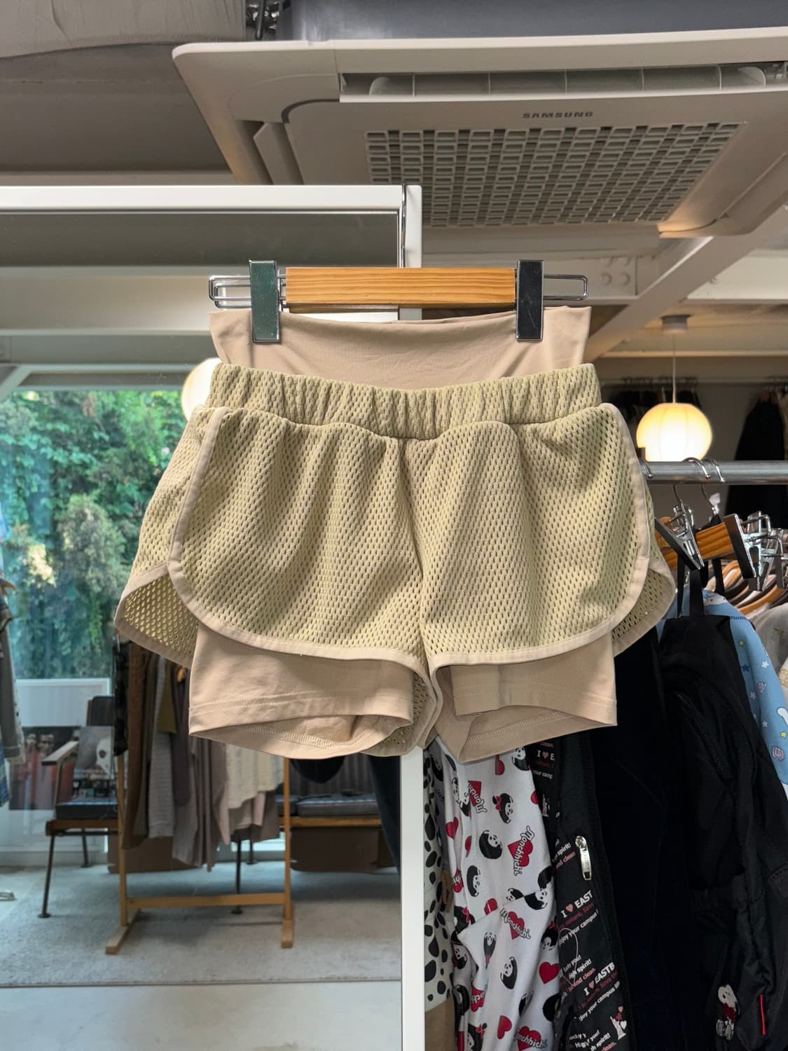 아디다스 스텔라 매카트니 레이어드 매쉬 쇼츠 상품이미지1