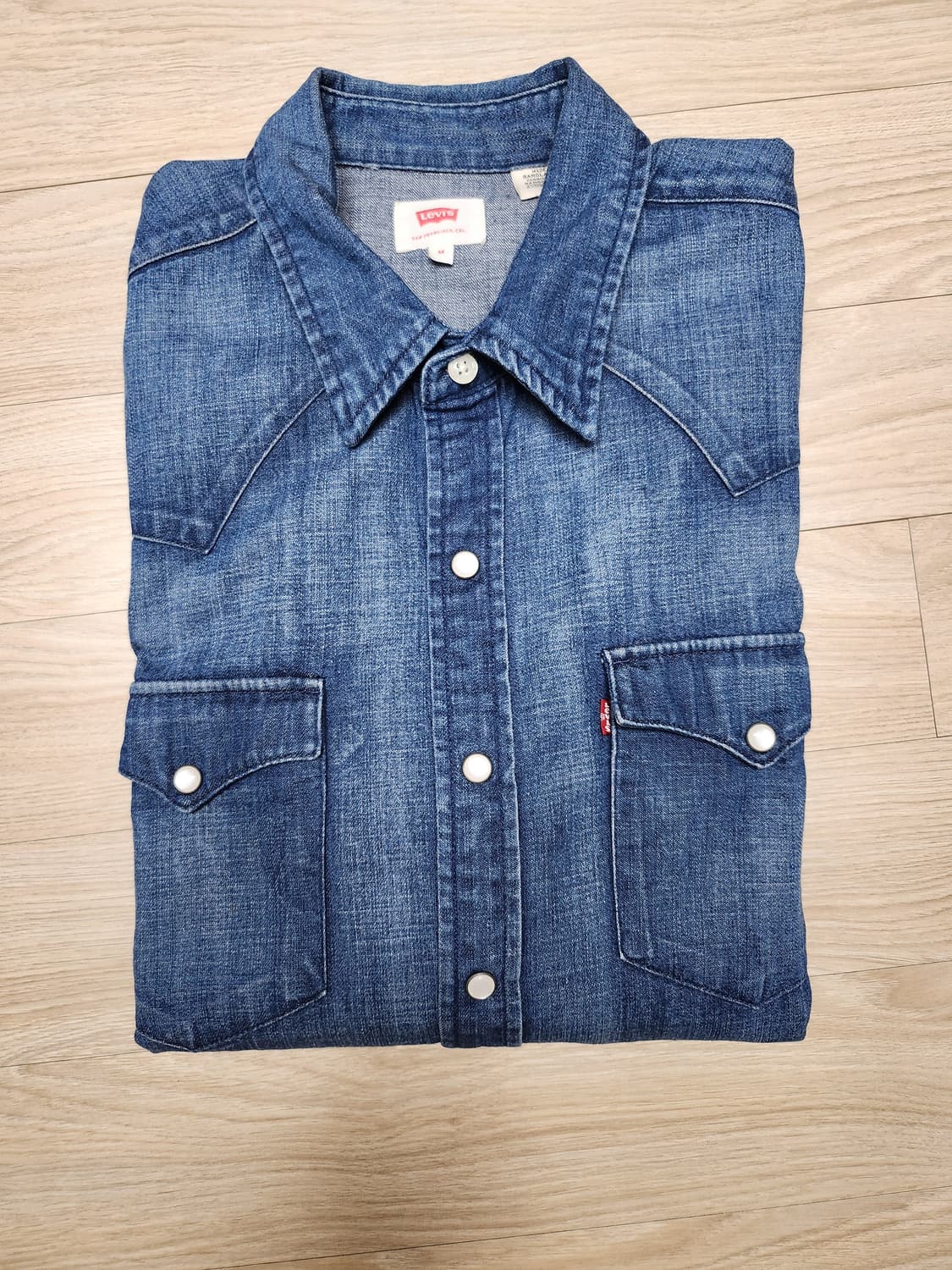 리바이스 웨스턴데님셔츠 (M 상품이미지4