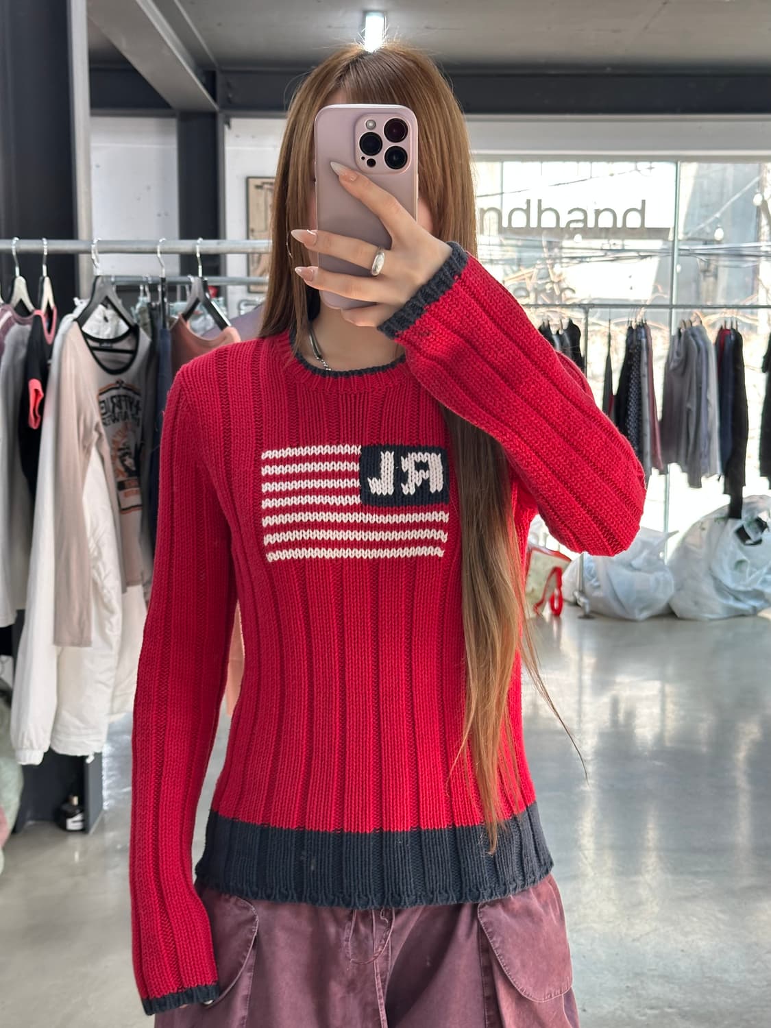 폴로랄프로렌 진스 성조기 니트 상품이미지1