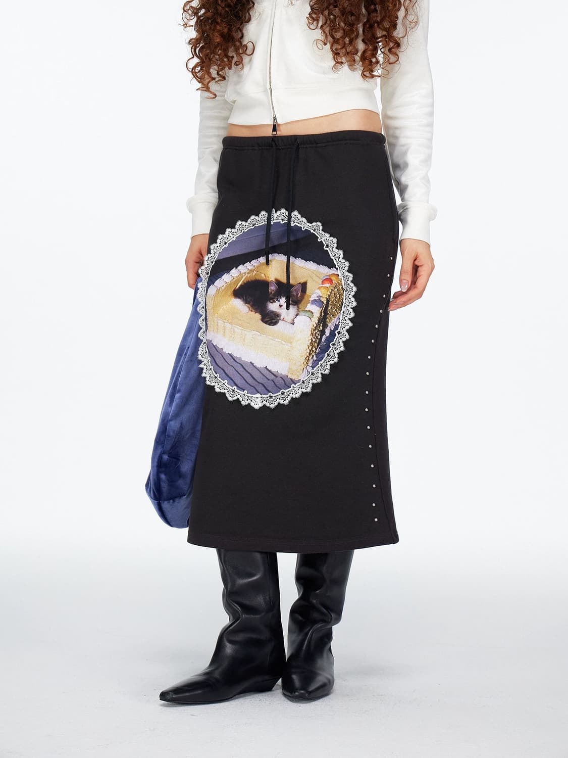 verse 고양이 스커트 상품이미지5