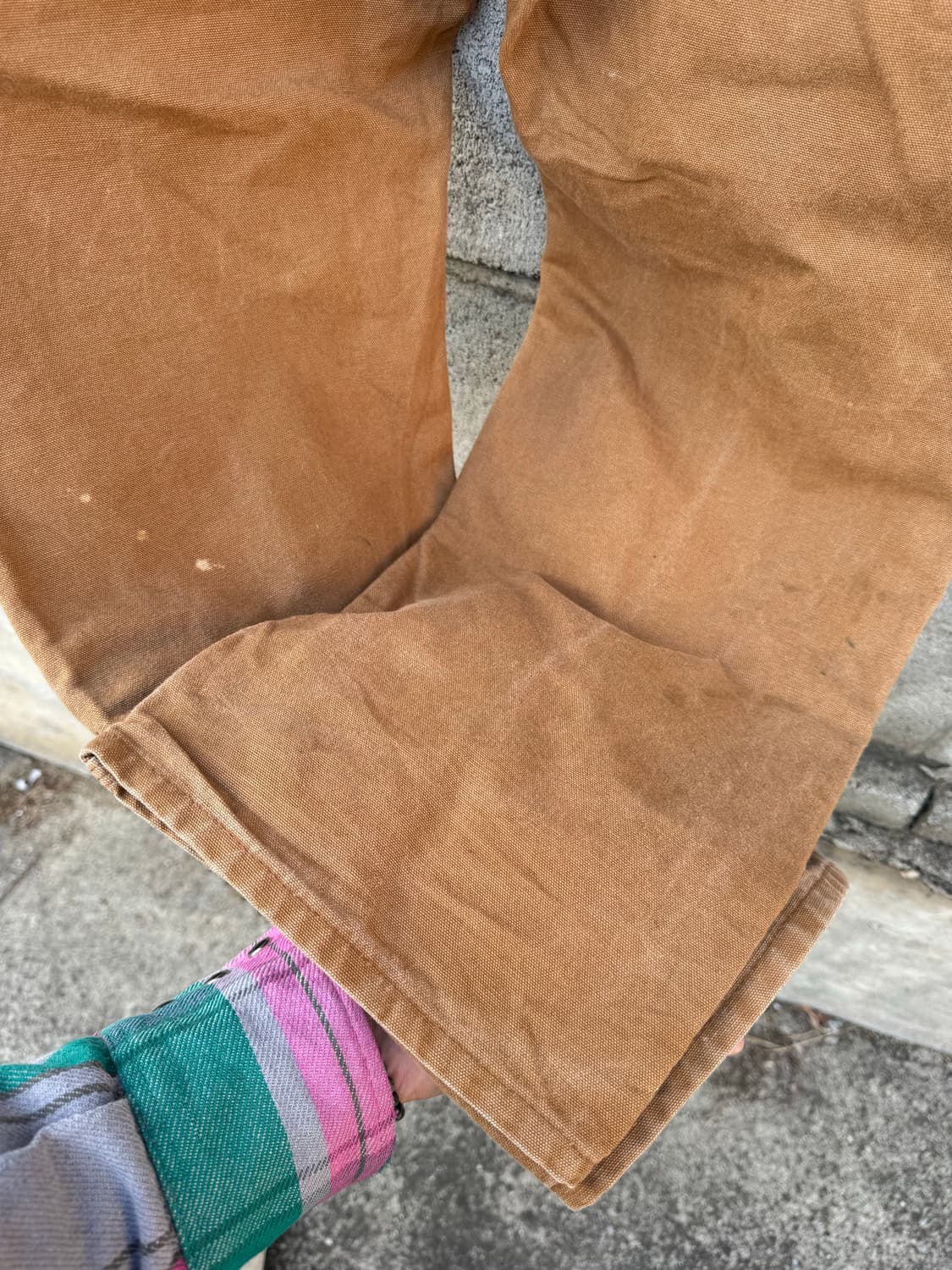 칼하트 빈티지 b136 브라운 더블니 카펜터 워크 팬츠 34/32 상품이미지6