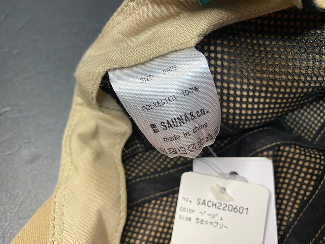 Sauna&co vintage style cap볼캡 새상품 상품이미지8