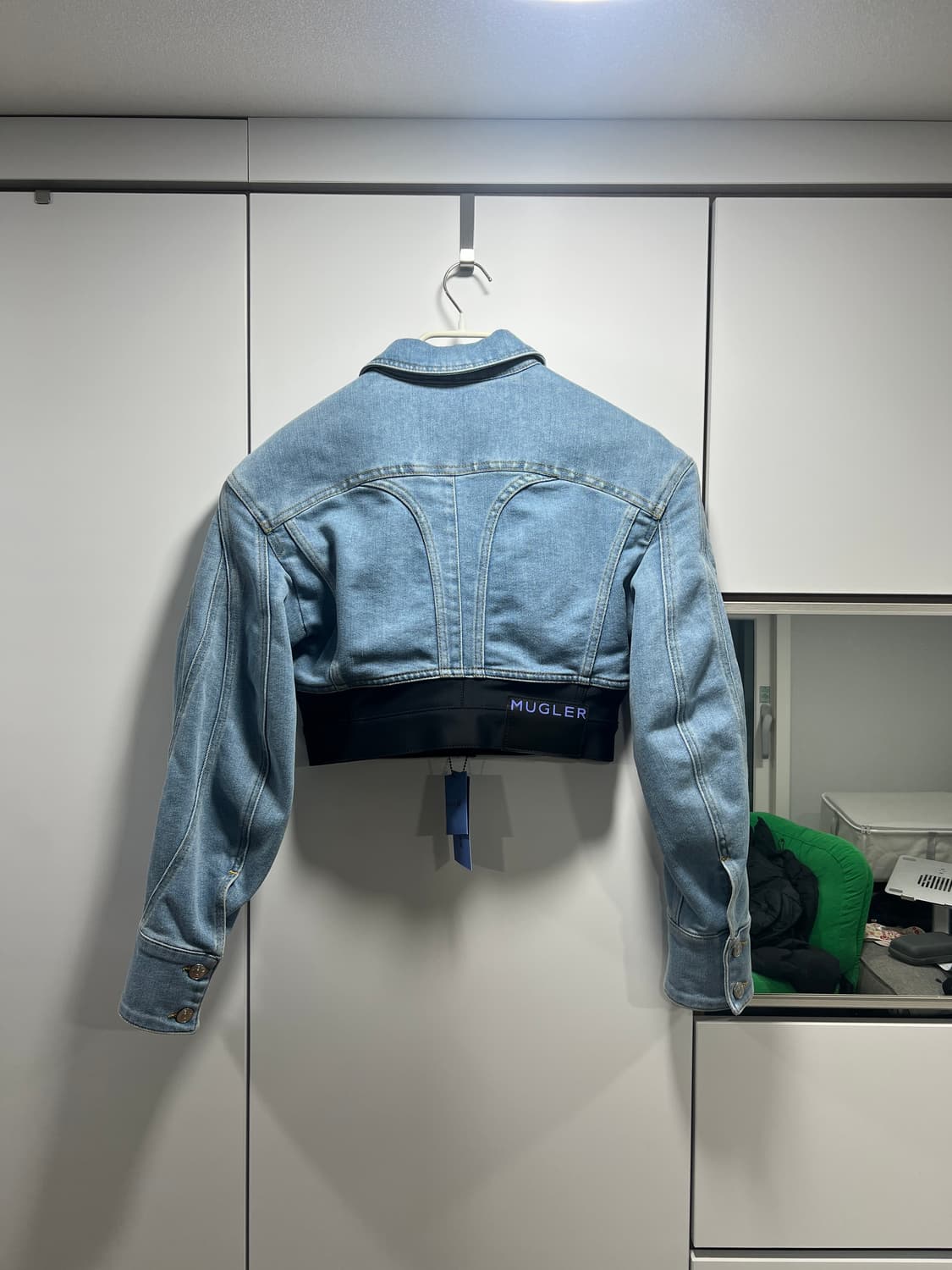 뮈글러 x h&m 데님자켓 S 상품이미지6