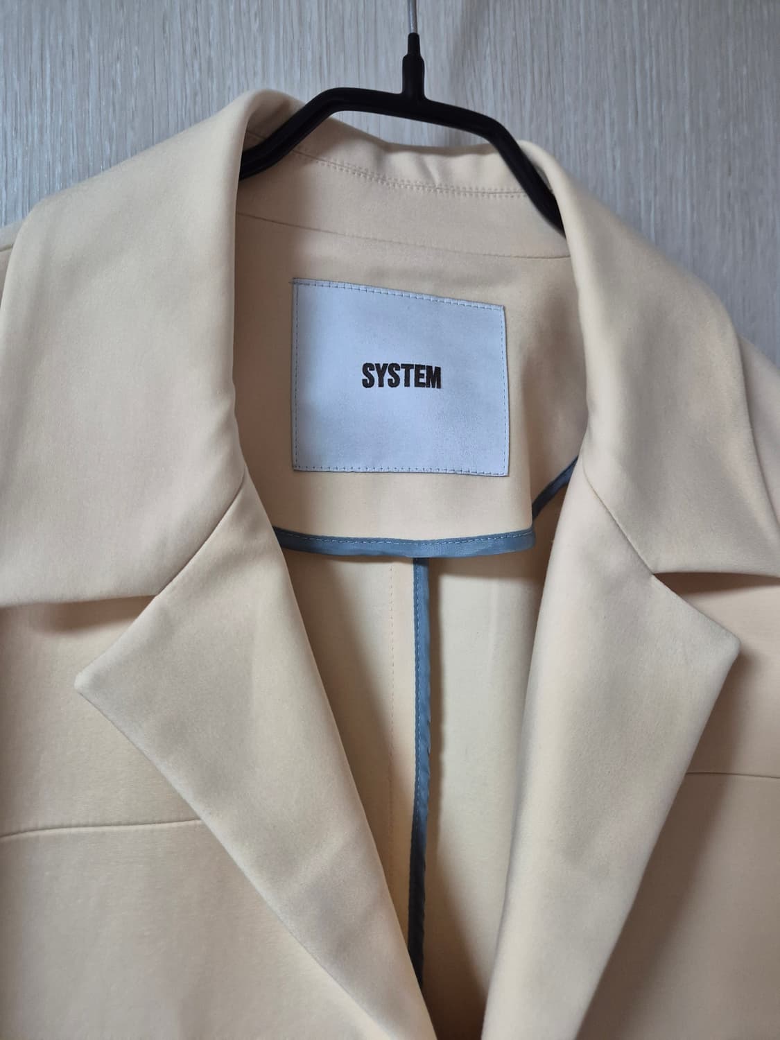 시스템 옴므 트렌치 코트 베이지 봄가을 코트 95 상품이미지4