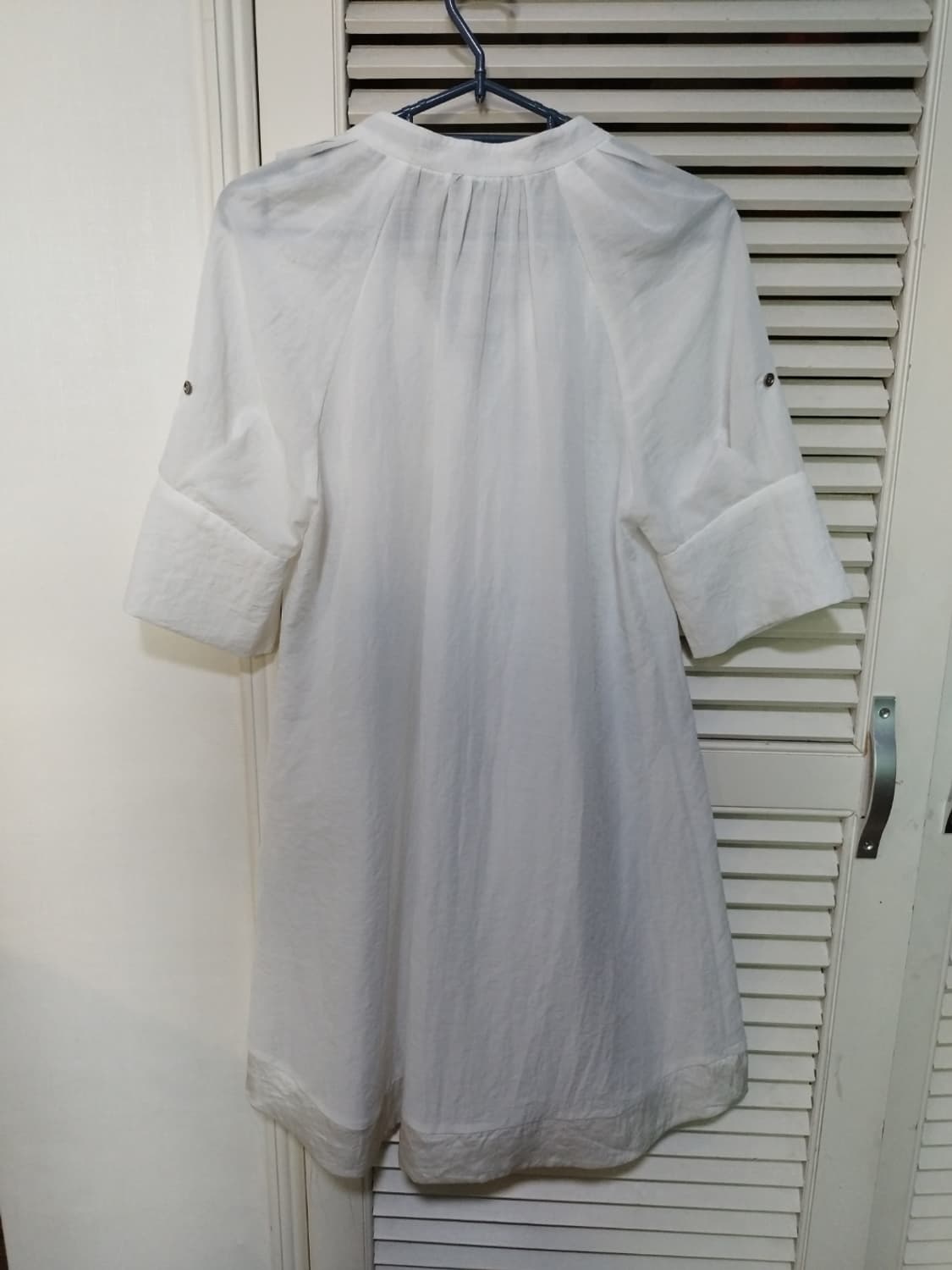 42 베네통 화이트 셔츠 원피스 상품이미지6