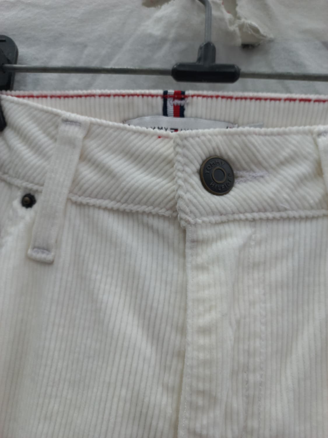 타미힐피거의 아이보리 코듀로이 바지(여28) 상품이미지5