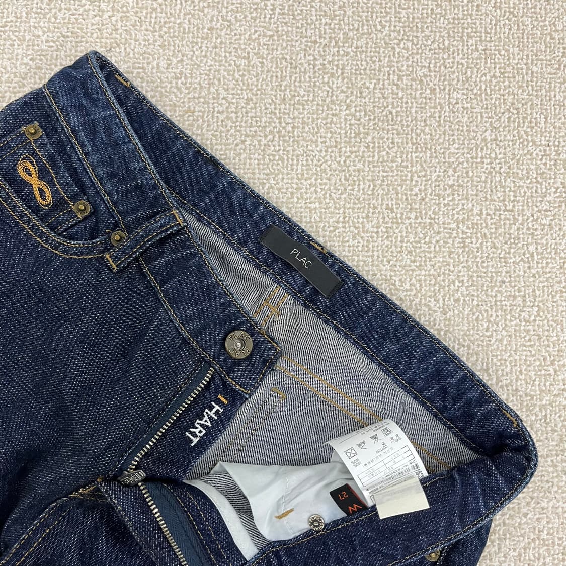 27 플랙 하트 데님 청바지 0202M2 상품이미지2