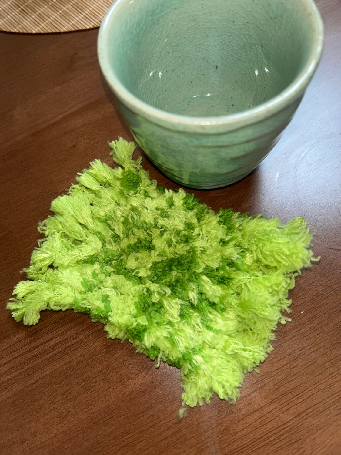 [핸드메이드] • 코스터 • 한참을 초록 상품이미지3