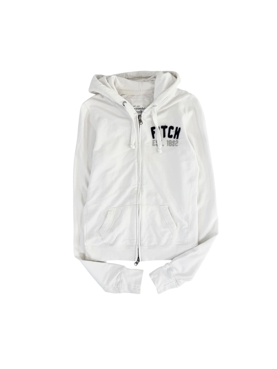 아베크롬비 화이트 후드집업 상품이미지1