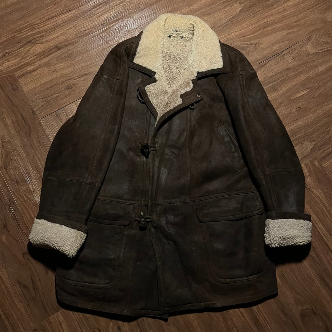 J.PRESS Lambskin Shearling Coat L 상품이미지5