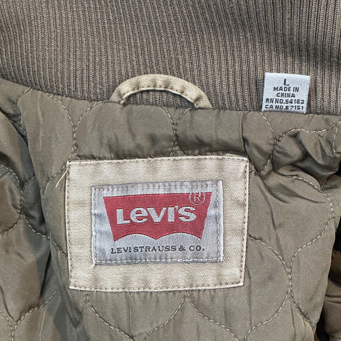 L) 리바이스 카키 브라운 데저트 자켓 상품이미지7