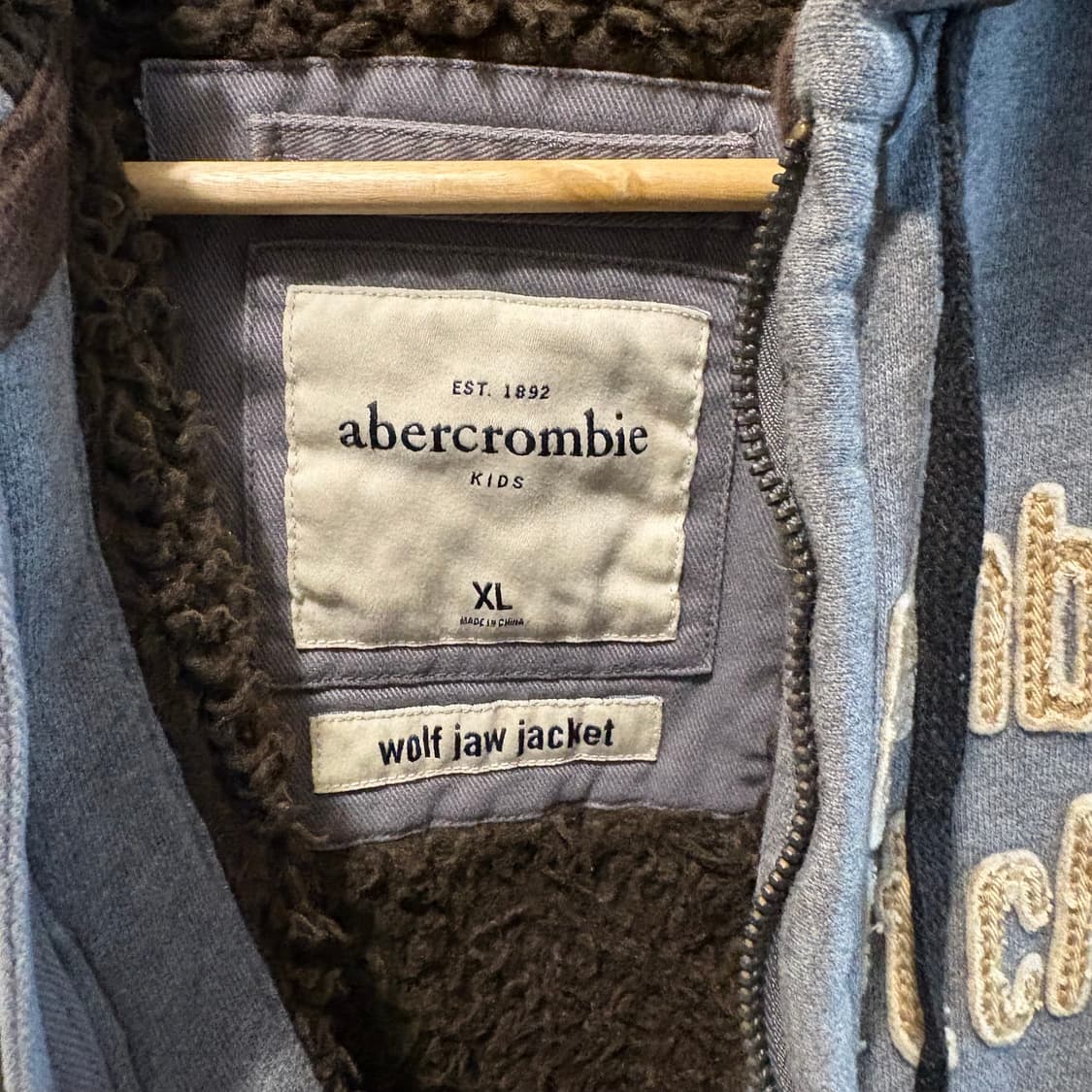 아베크롬비 울프죠 빈티지 후드자켓 후드집업 상품이미지2