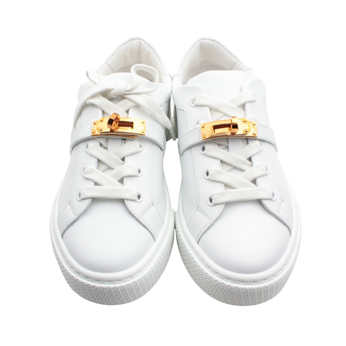 에르메스 화이트 금장 켈리 스니커즈 40.5 상품이미지2