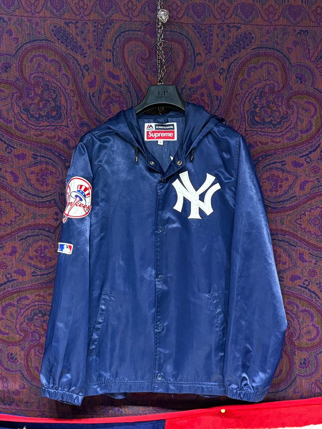 Supreme x n.y Yankees 후드 자켓 상품이미지1