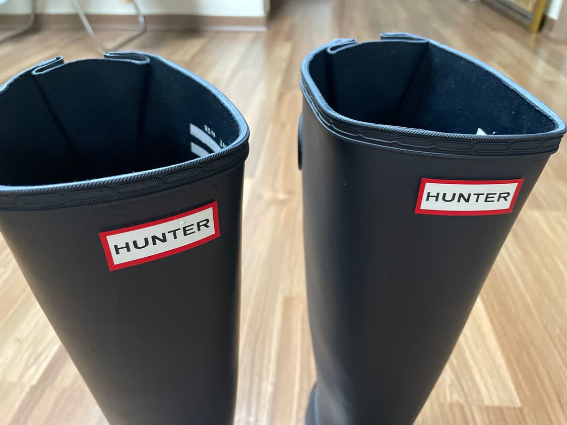 [헌터] 우먼스 오리지널 백 어드저스터블 톨 레인부츠 WFT1001RMA 상품이미지5