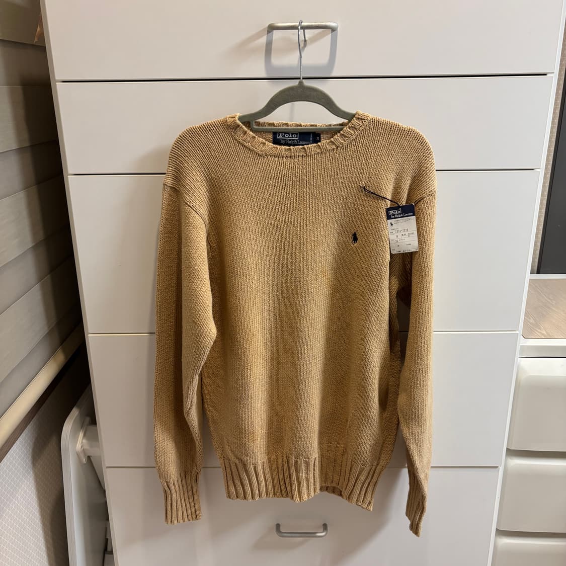 폴로 랄프로렌 베이직 라운드넥 누벅 코튼니트 새제품 상품이미지1