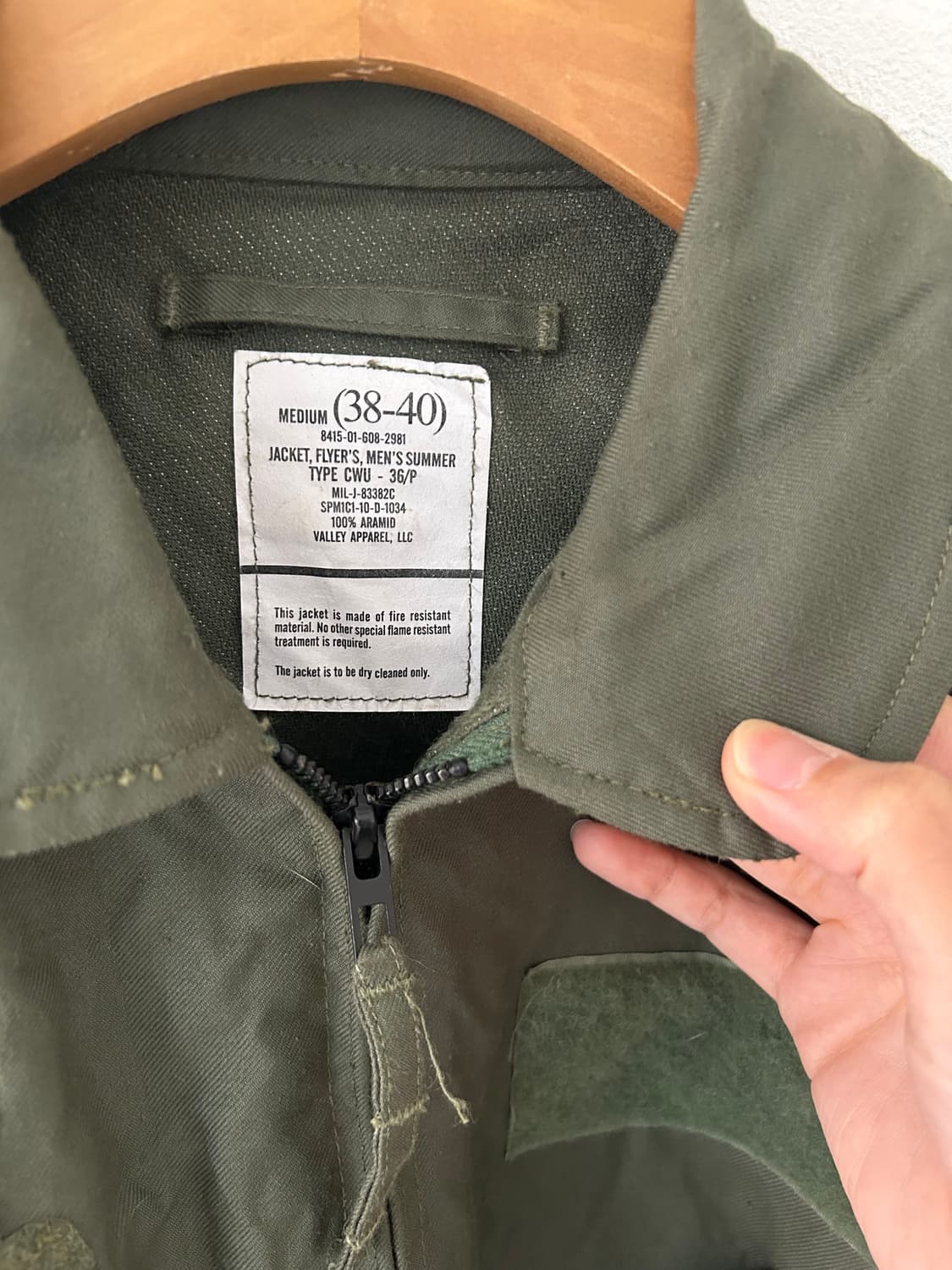00's US Airforce cwu-36/p Flyer Jacket. 상품이미지3