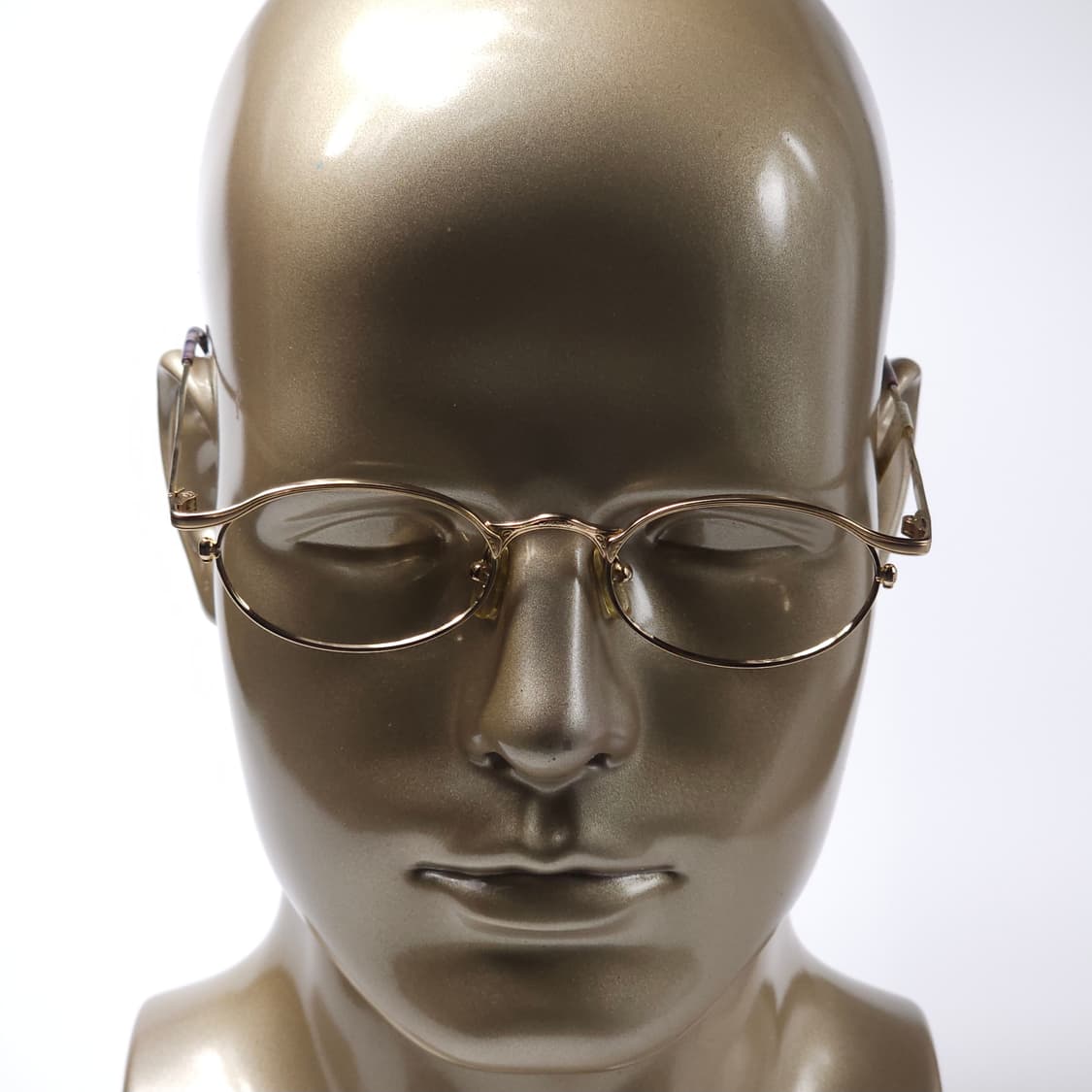 90년도 22K 도금 올드빈티지 오벌형 안경테 상품이미지9