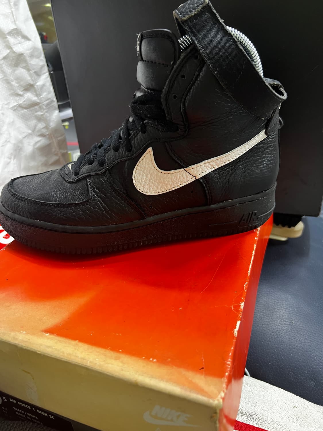 95년 나이키 에어포스1 하이 NYC 275 박스 상품이미지4