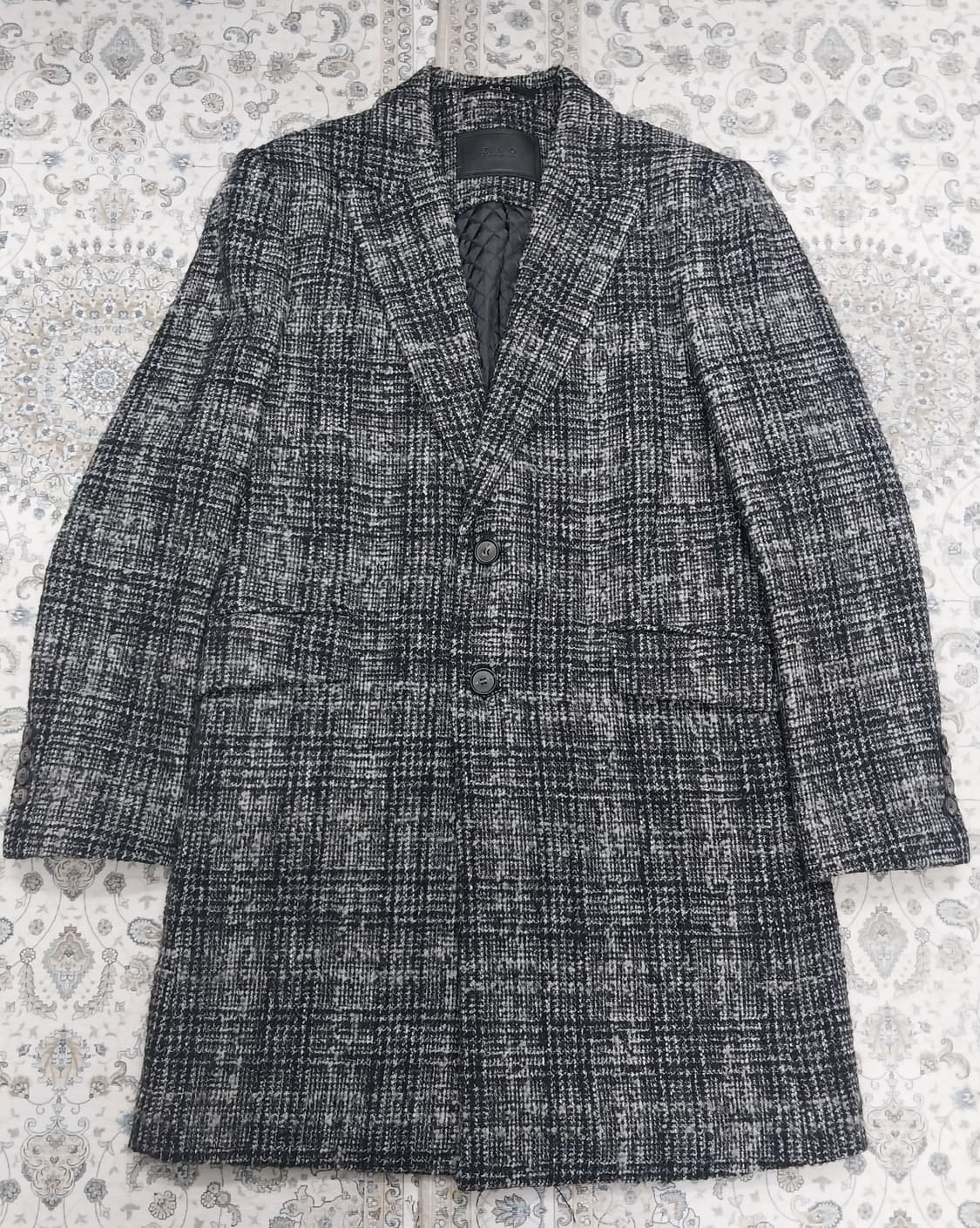 zio songzio 모헤어 양가죽 배색 알파카코트 110 상품이미지1