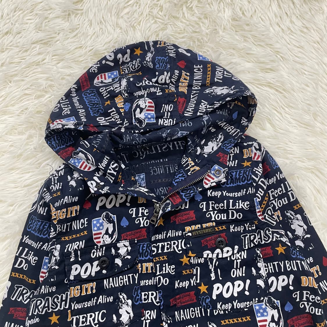 히스테릭글래머 올오버 프린트 후드 자켓 상품이미지4