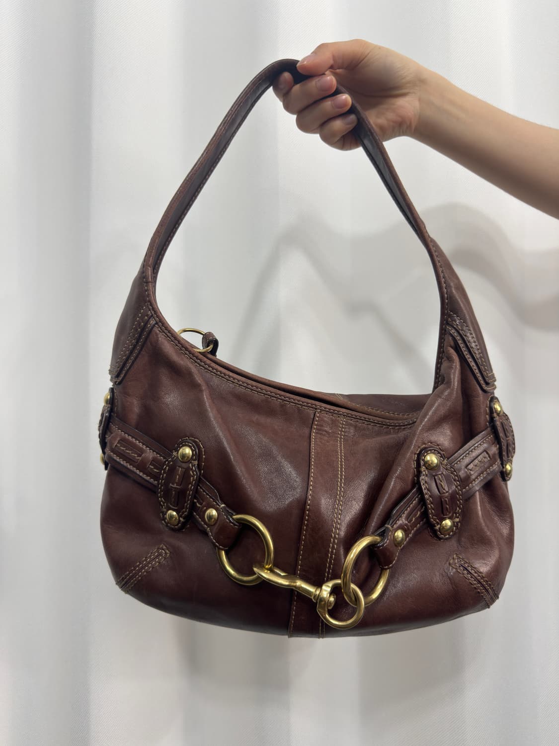 coach leather hobo hand bag 상품이미지2