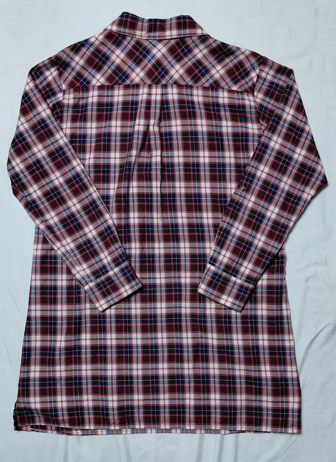 에디바우어 타탄체크 롱 셔츠 / 여성 66 (PM 사이즈) 상품이미지6