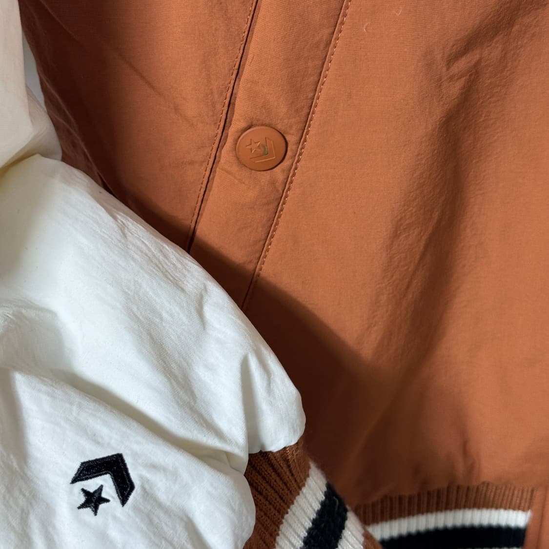 컨버스 올스타 바시티 자켓 브라운 상품이미지3