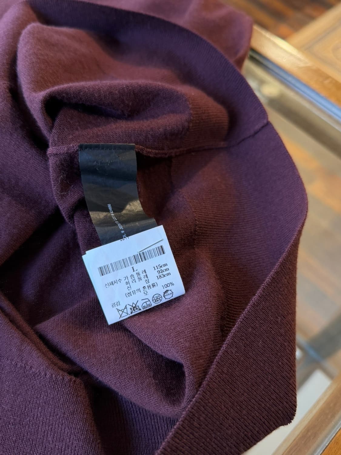 띠어리 메리노울 니트 100 상품이미지8