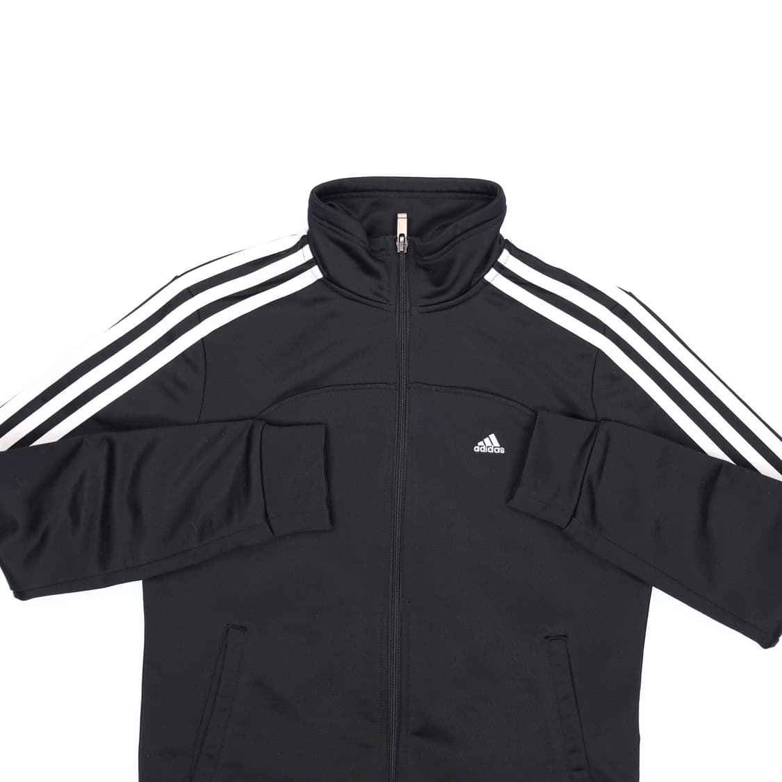 [85] 아디다스 검흰 여성 삼선 트랙탑 집업 져지 자켓 N6939 상품이미지3