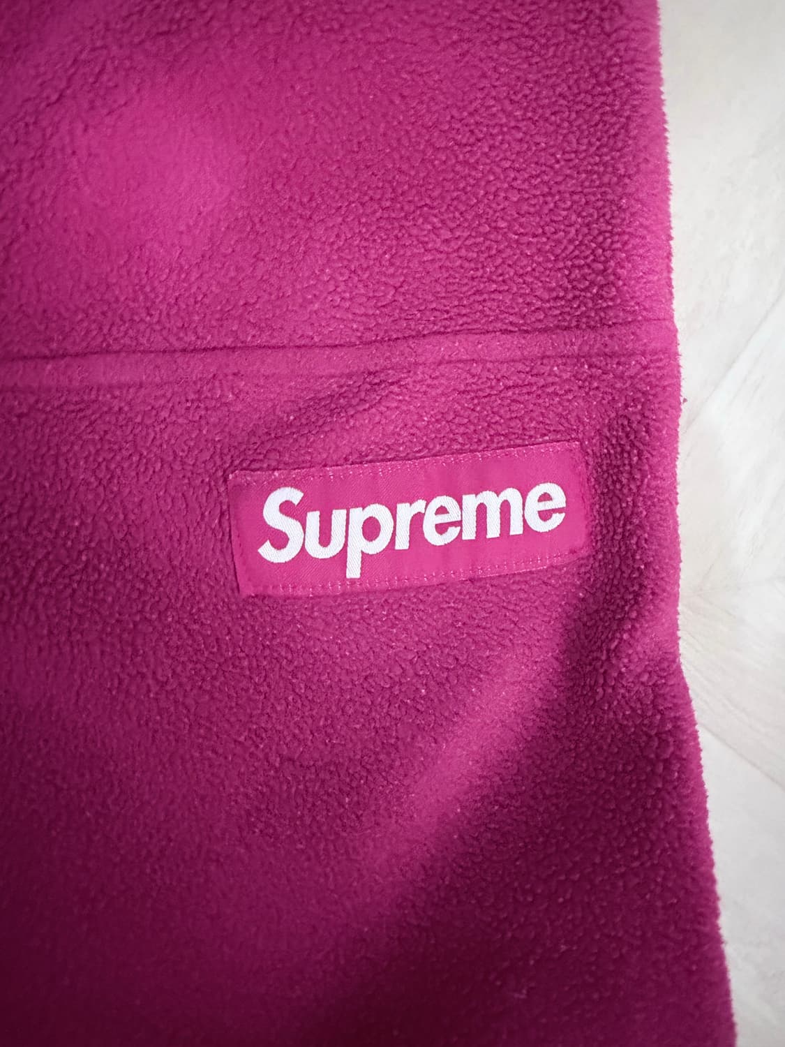 슈프림 플리스(후리스) 마젠타 찐핑크 스몰  상품이미지3